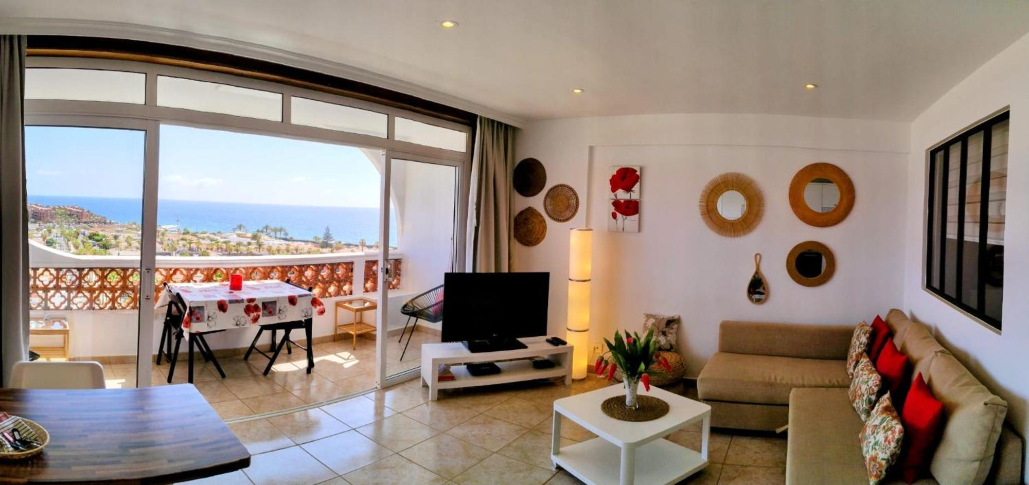 Palm-Mar Appartement Celeste 250M De L'Ocean Vue Mer Panoramique 외부 사진